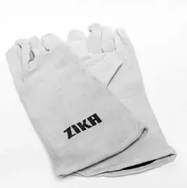 כפפות ריתוך אפורות תקן 995-14 ZIKA