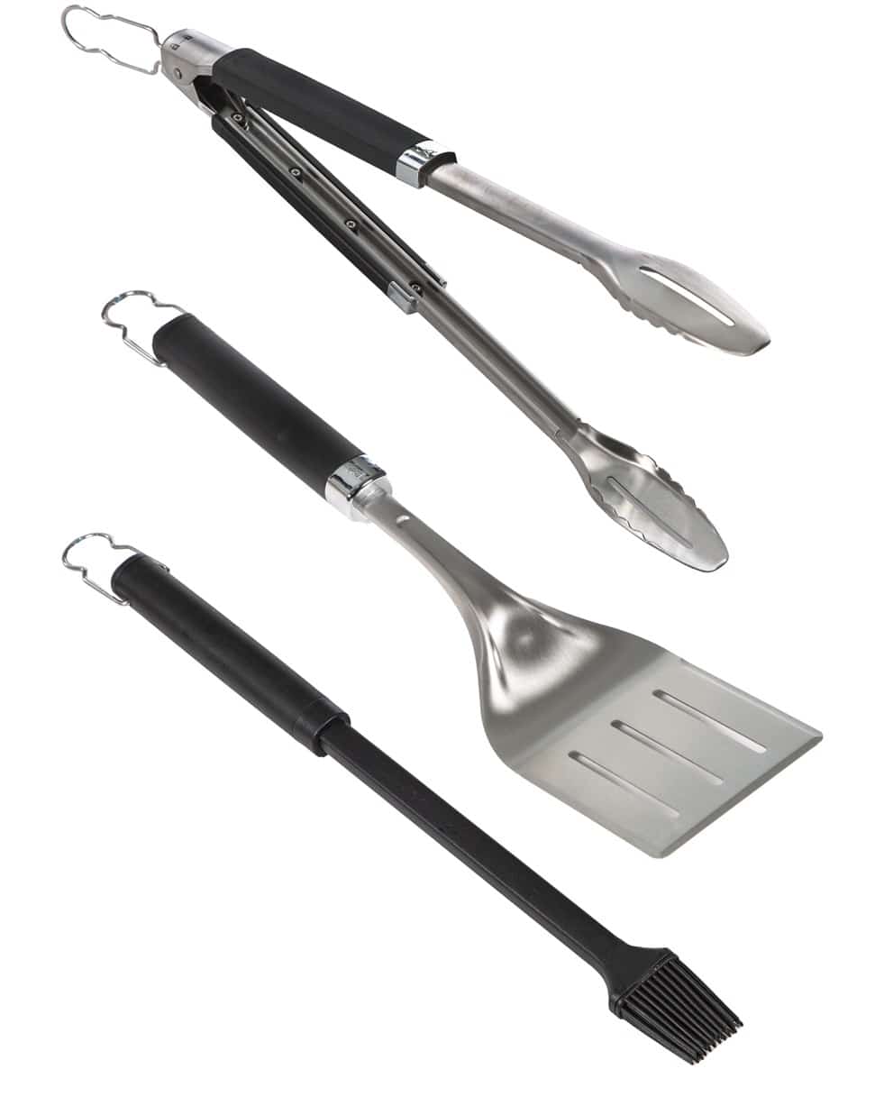 סט 3 כלים מלקחיים מברשת סיליקון ומרית Weber Precision