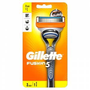 מכשיר גילוח +2 סכינים גילט פיוזן Gillette Fusion