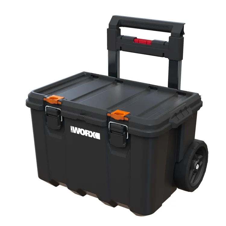 עגלת כלים טרולי ארגז שחור כתום WORX Stack And Roll