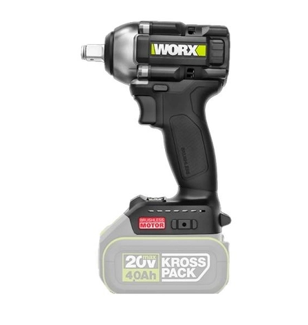 מפתח רטיטה נטען 20V גוף בלבד WORX WE272.9