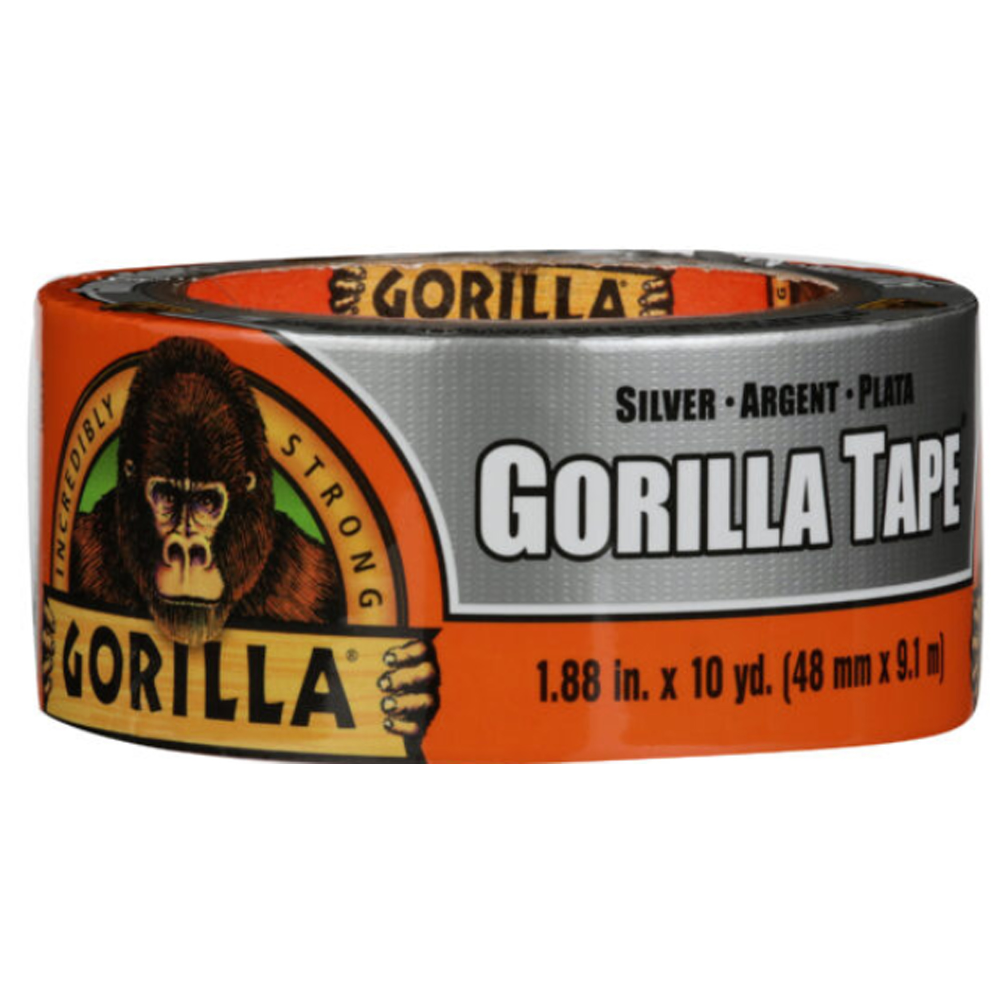 סרט הדבקה חזק במיוחד כסוף Gorilla Tape 48mm 9.14m