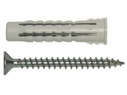 מארז מיתדים (דיבל) אוניברסלי עם בורג 50 יח 8X40