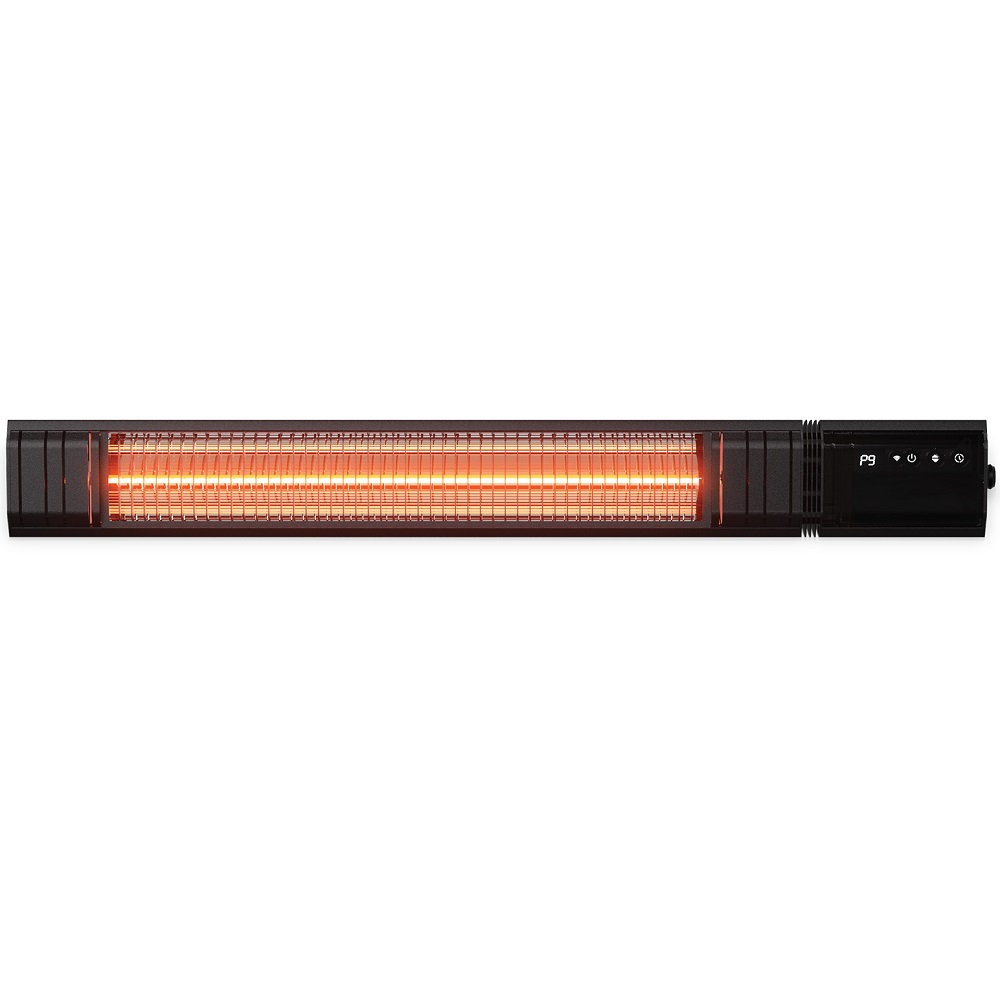 תנור חימום קרבון דיגיטלי לתלייה עם שלט IP65 2000W אלקטרו חנן EL-29 שחור
