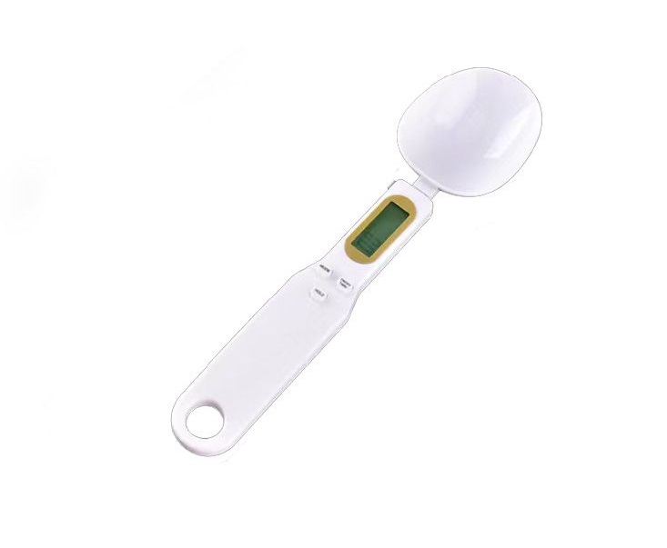 משקל כף מדידה למטבח, צג LCD, לבן, בליסטר OMEGA