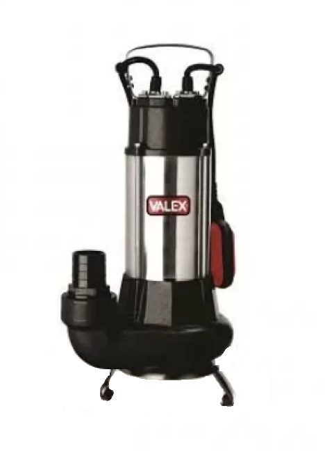 משאבה טבולה יציקה/נירוסטה גורסת לביוב Valex VA-1110F 