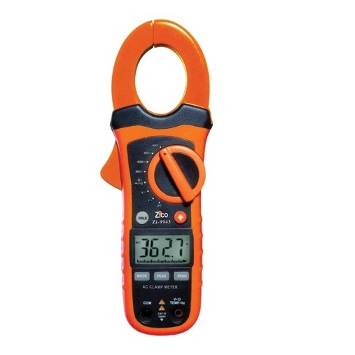 צבת אמפרמטר+רב מודד זיקו Zico ZI-9943 400A AC