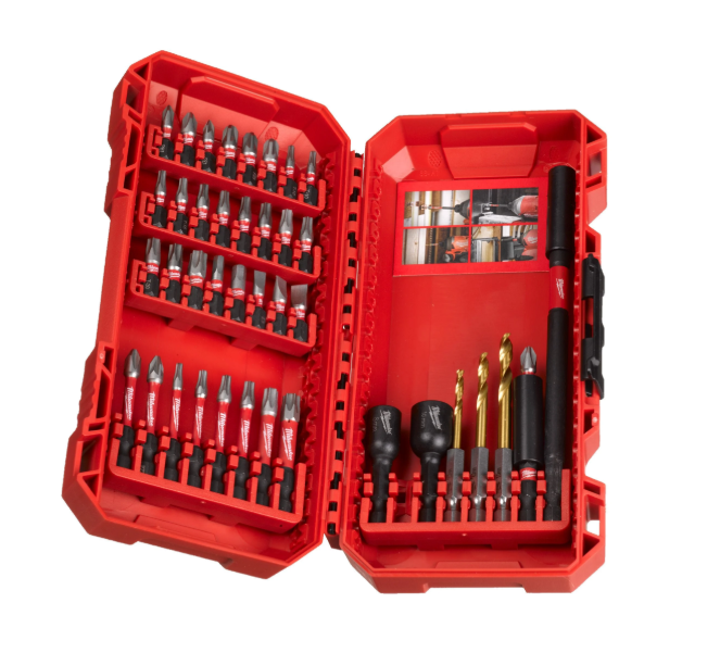 סט ביטים ואביזרים לאימפקט 40 יח' Milwaukee Shockwave Impact Duty