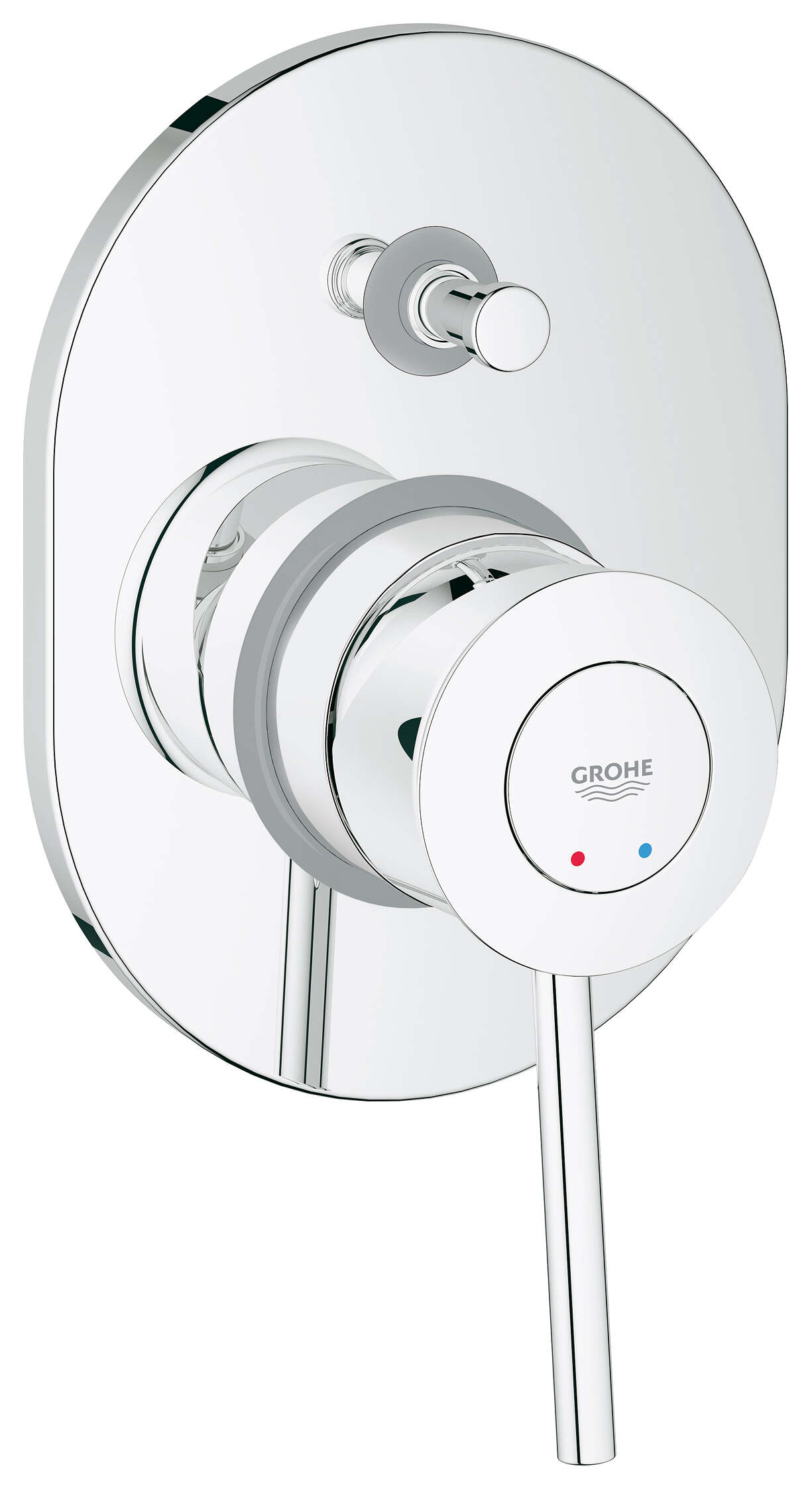 אינטרפוץ 4 דרך אובלי BauClassic כרום גרואה Grohe