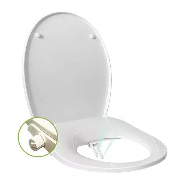 מושב אסלה ימין לבן - טורנדו בידה