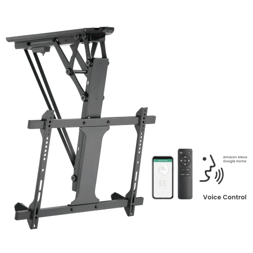 מתקן תלייה תקרתי חשמלי למסכים '32-'70 עד 35 ק