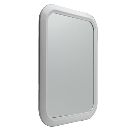 מראה 60*45 רויאל - לבן