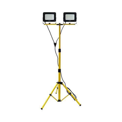 פנסי הצפה עם חצובה WORKER 50Wx2 אור קר