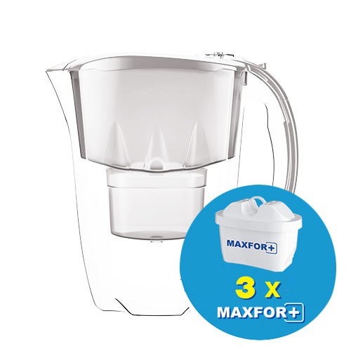 קנקן סינון מים 2.8 ליטר שקוף (כולל 3 סנן)Aquaphor-Jasper