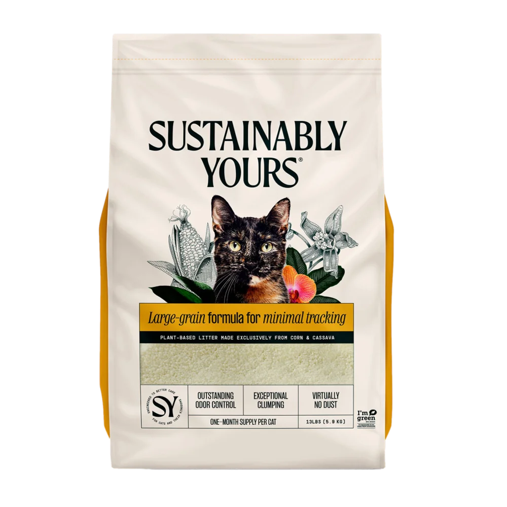 חול מתגבש לחתולים-גרגיר גדול Sustainably Yours