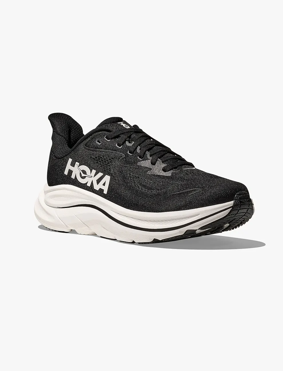 Hoka Clifton10 Wide - נעלי ספורט נשים הוקה קליפטון 10 רחבות בצבע שחור/לבן