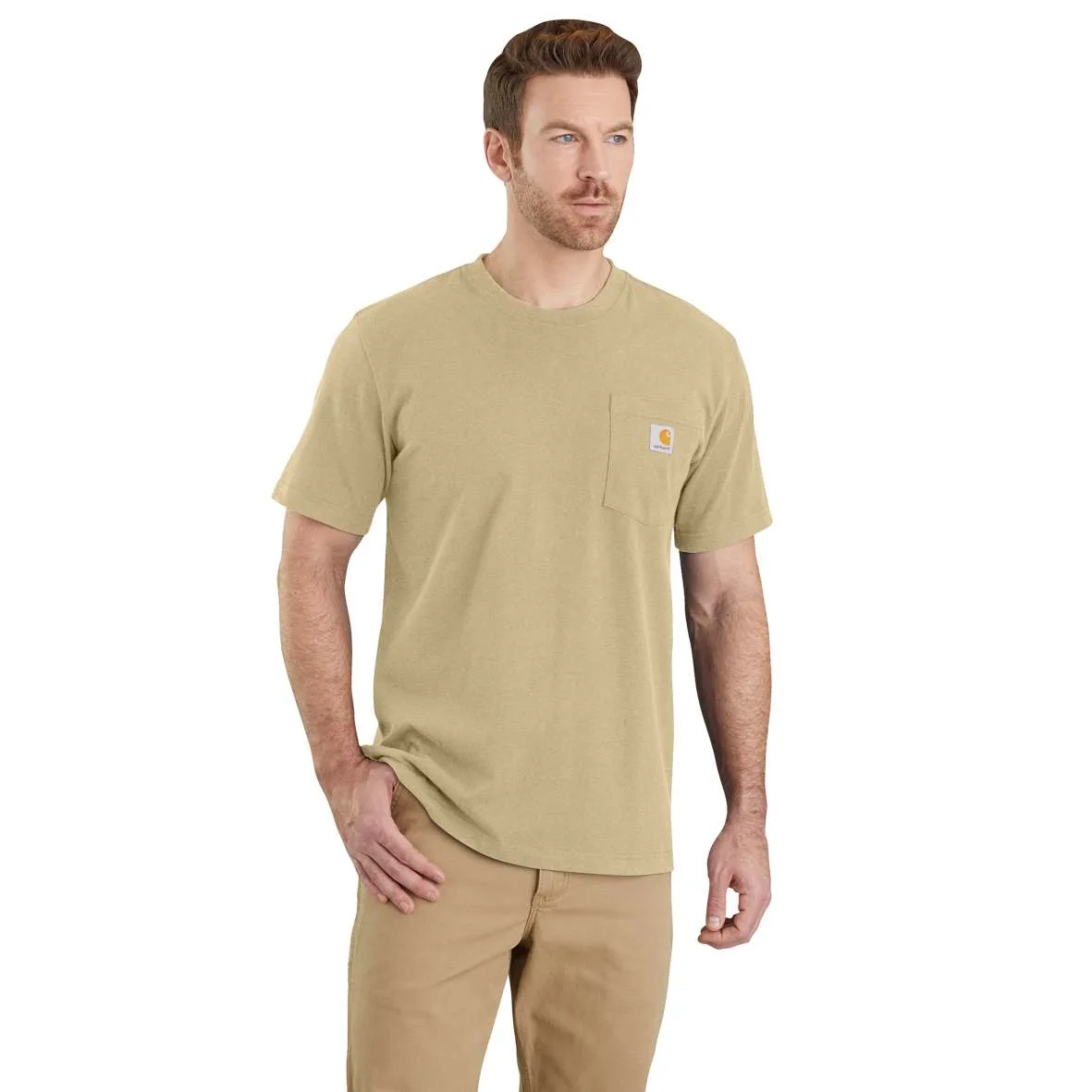 חולצת טי שירט עם כיס חול 103296 Carhartt K87