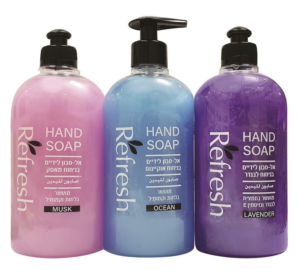 ריפרש שלישיית סבון ידיים מעורב 500 מ