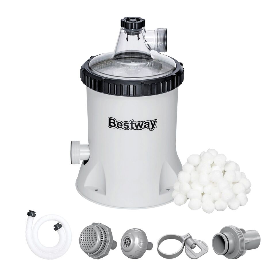 משאבת סינון צמר גפן 5,678 ליטר/שעה 1500גלון Bestway Flowclear 58870