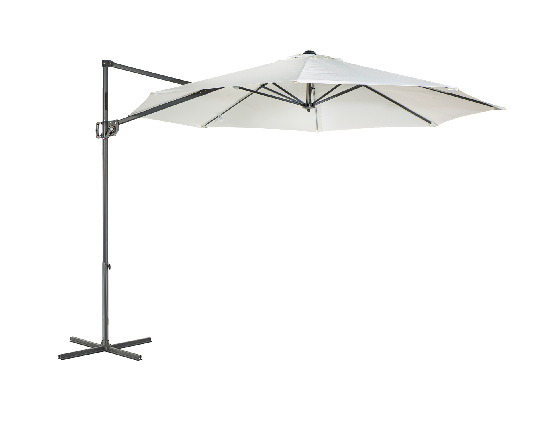 שמשיה רגל צד 3 מטר צבע שמנת דגם קאדיז Australia Garden Cadiz