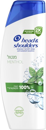 שמפו מנטול לכל סוגי שיער 400 מ