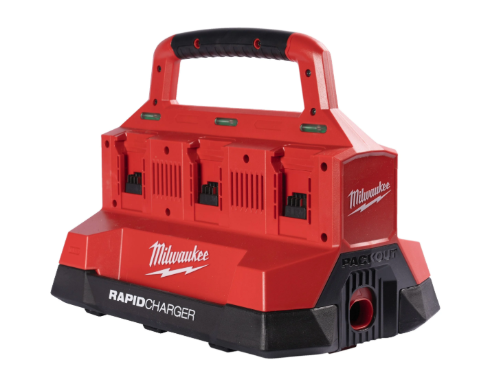 מטען מהיר 6 סוללות Milwaukee M18 PC6 Rapid Packout 18V