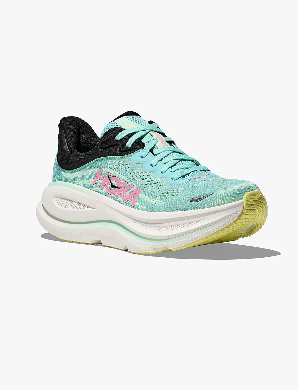 HOKA BONDI 9 - נעלי ספורט לנשים בונדי 9 בצבע כחול ספארק/מנטה