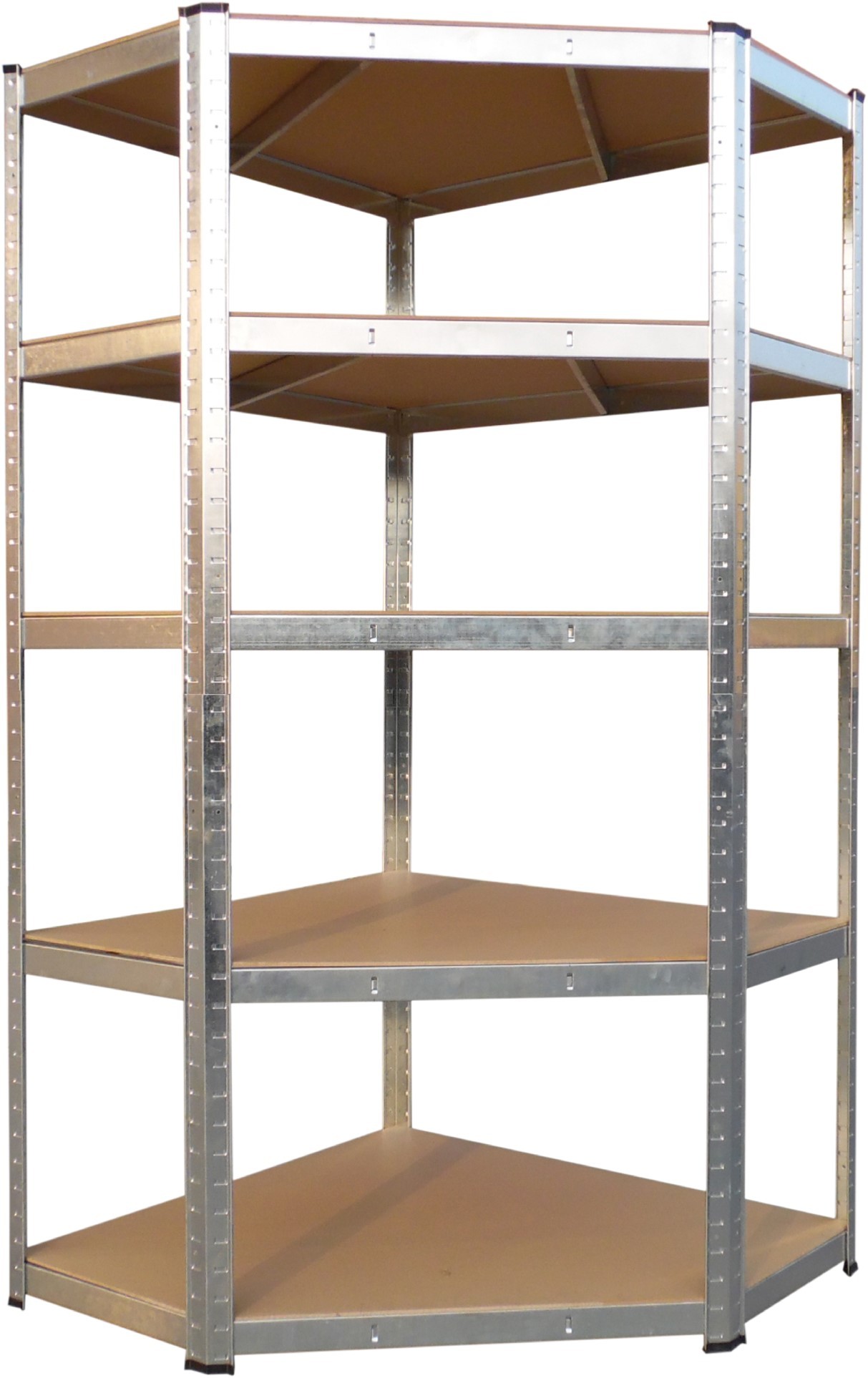 סט 5 מדפים פינתי MDF מגולוון עד 175 ק