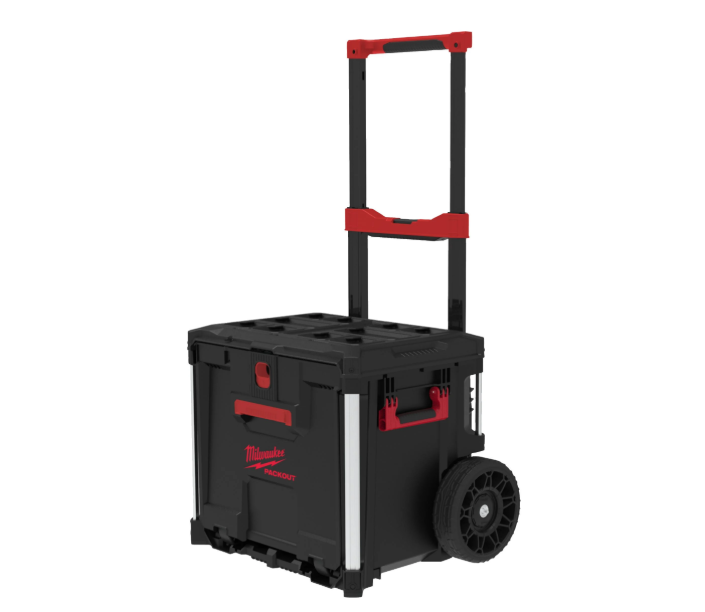 ארגז כלים עגלה עם גלגלים ומגירה נשלפת Milwaukee packout