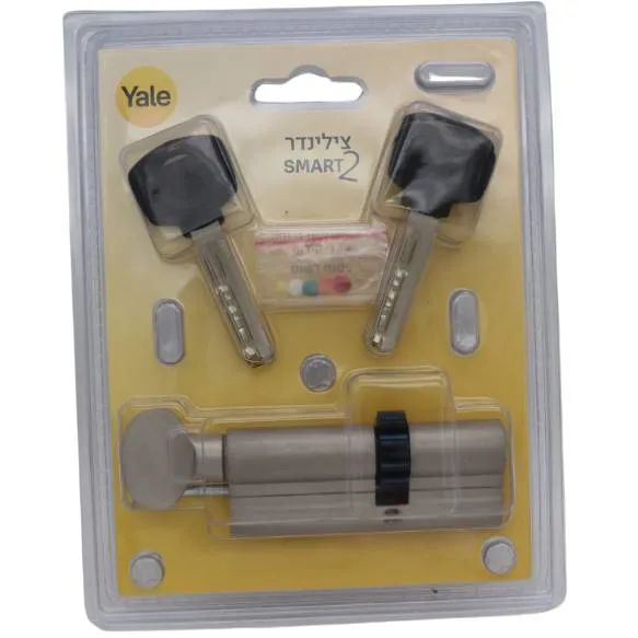 צילינדר 66 גלגל כפתור 2 YALE SMART