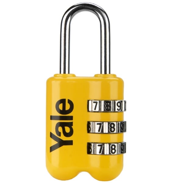 מנעול מספרים 23 צבעוני YALE