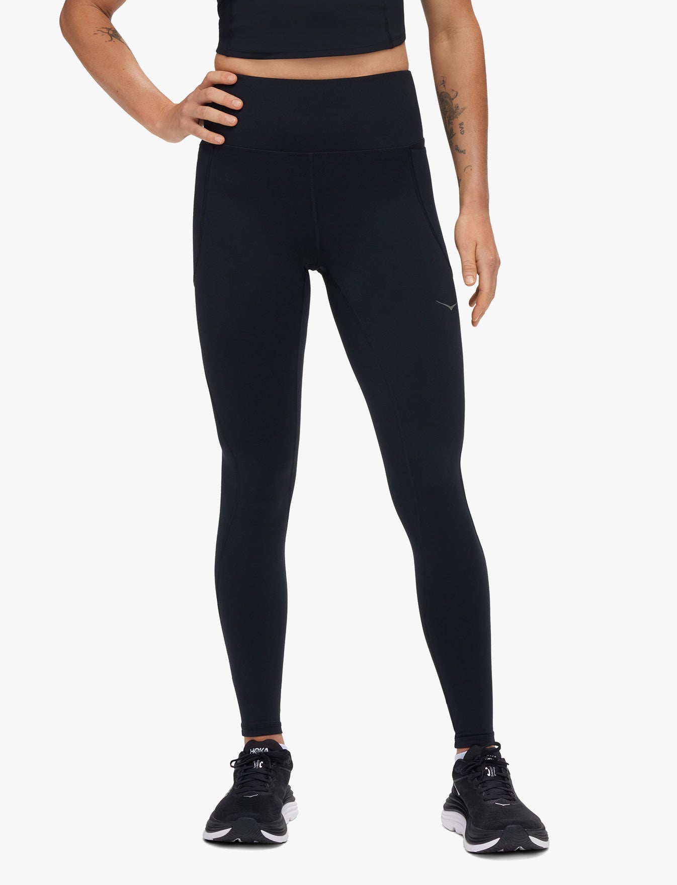 טייץ נשים ארוך צבע שחור 