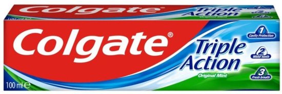 משחת שיניים קולגייט טריפל אקשן 100 מ