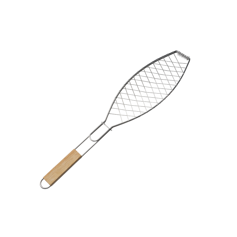 רשת כפולה לצליית דגים 66-14סמ Bormann Elite