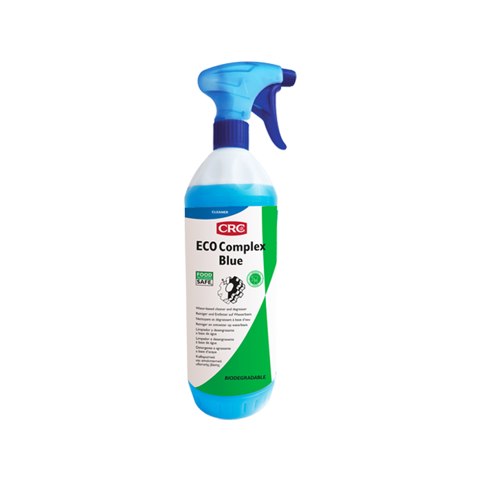 ספריי מסיר שומנים מאושר למשטחי מזון וגריל 1 ליטר CRC Eco Complex Blue