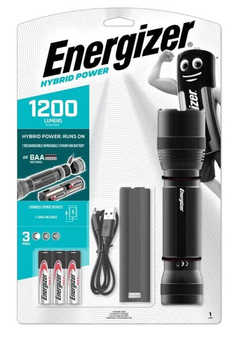 פנס טקטי היברדי ENERGIZER-1200LM-6AA