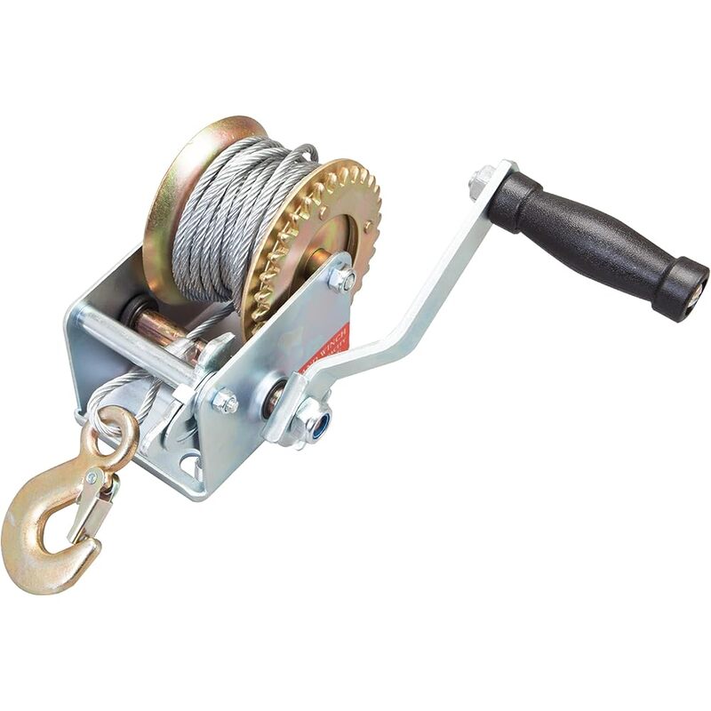 כננת משיכה ידנית 1200LB עם כבל 10 מטר