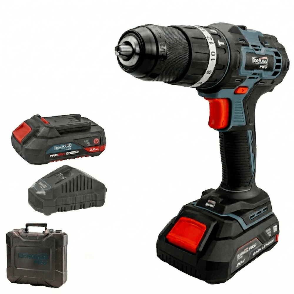 מברגת פוטר רוטטת 13ממ Bormann Pro-20v-40Nm-1-2Ah
