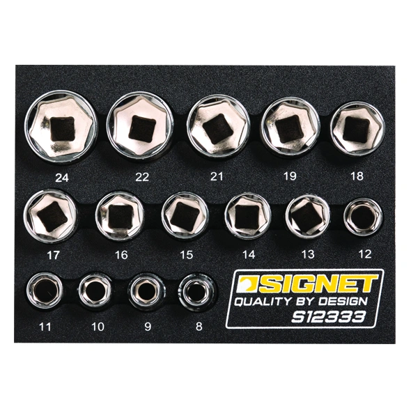 מגש בוקסות 3/8 - 15 יח'  SIGNET