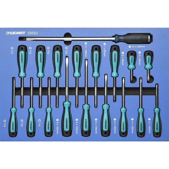 מגש מברגים 18 יח' SIGNET