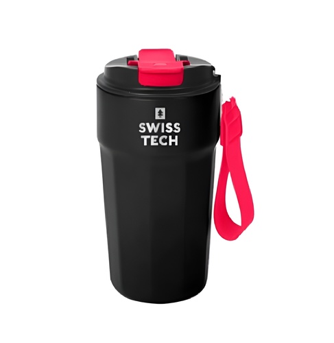 בקבוק שתייה תרמי שחור עם פיית ספורט 500 מ