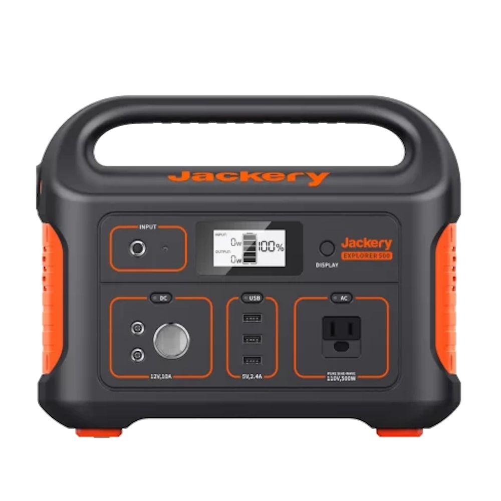 תחנת כח ניידת + פאנל טעינה סולארי Jackery Explorer 500