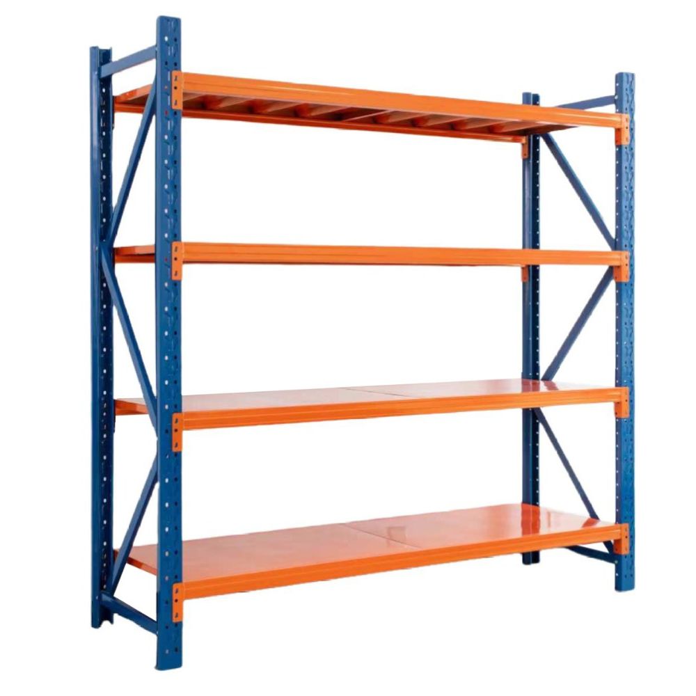 סט 4 מדפים כתום/כחול 200-60-200 לעומס 200 ק