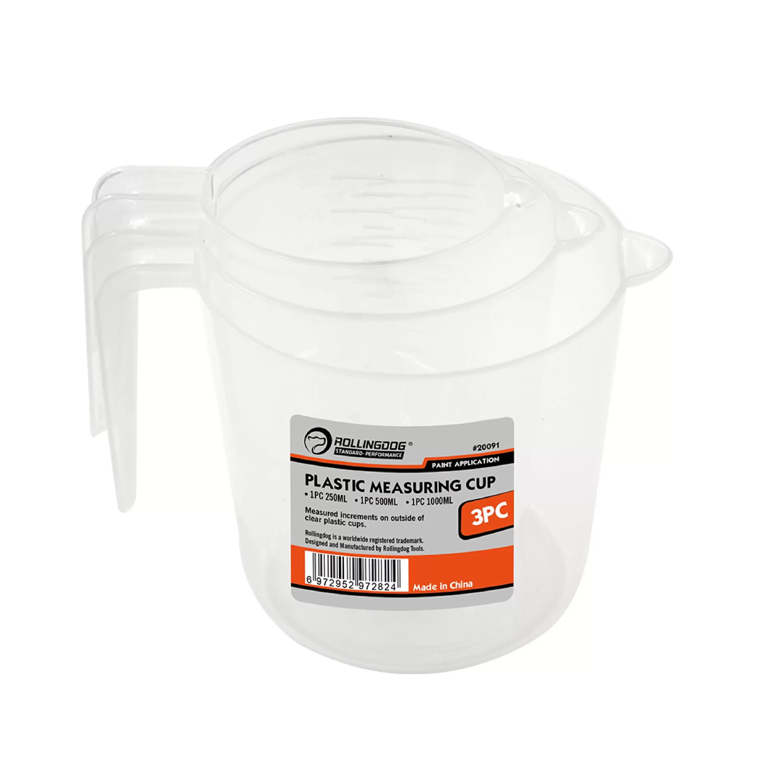 סט כוסות מדידה rollingdog