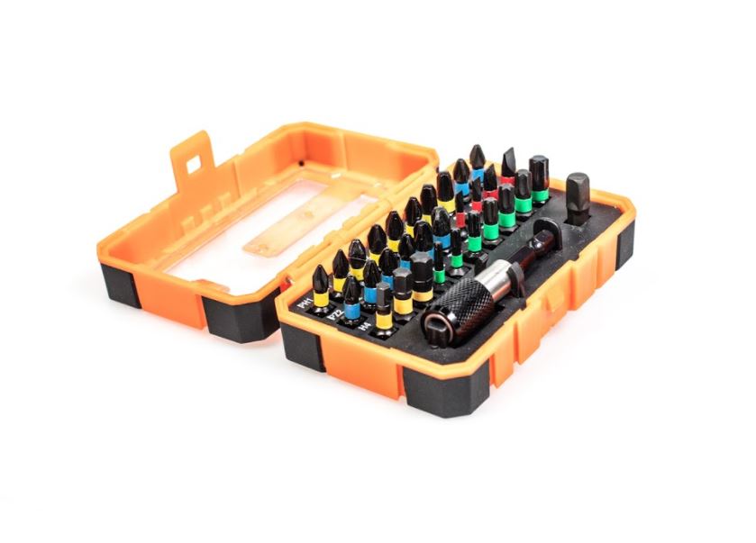 סט ביטים מגנטי 32 חלקים S2 לאימפקט + מתלה חגורה Roher