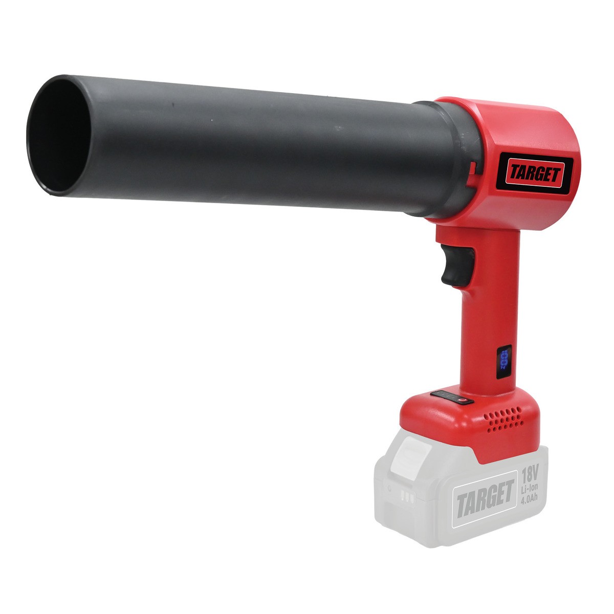 מפוח נטען 18V טורבו סוללה 6Ah ומטען מהיר TARGET CP1800T