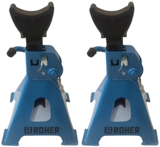 בוק לרכב 3 טון מתכוונן מחוזק כולל פין בטיחות זוג ROHER