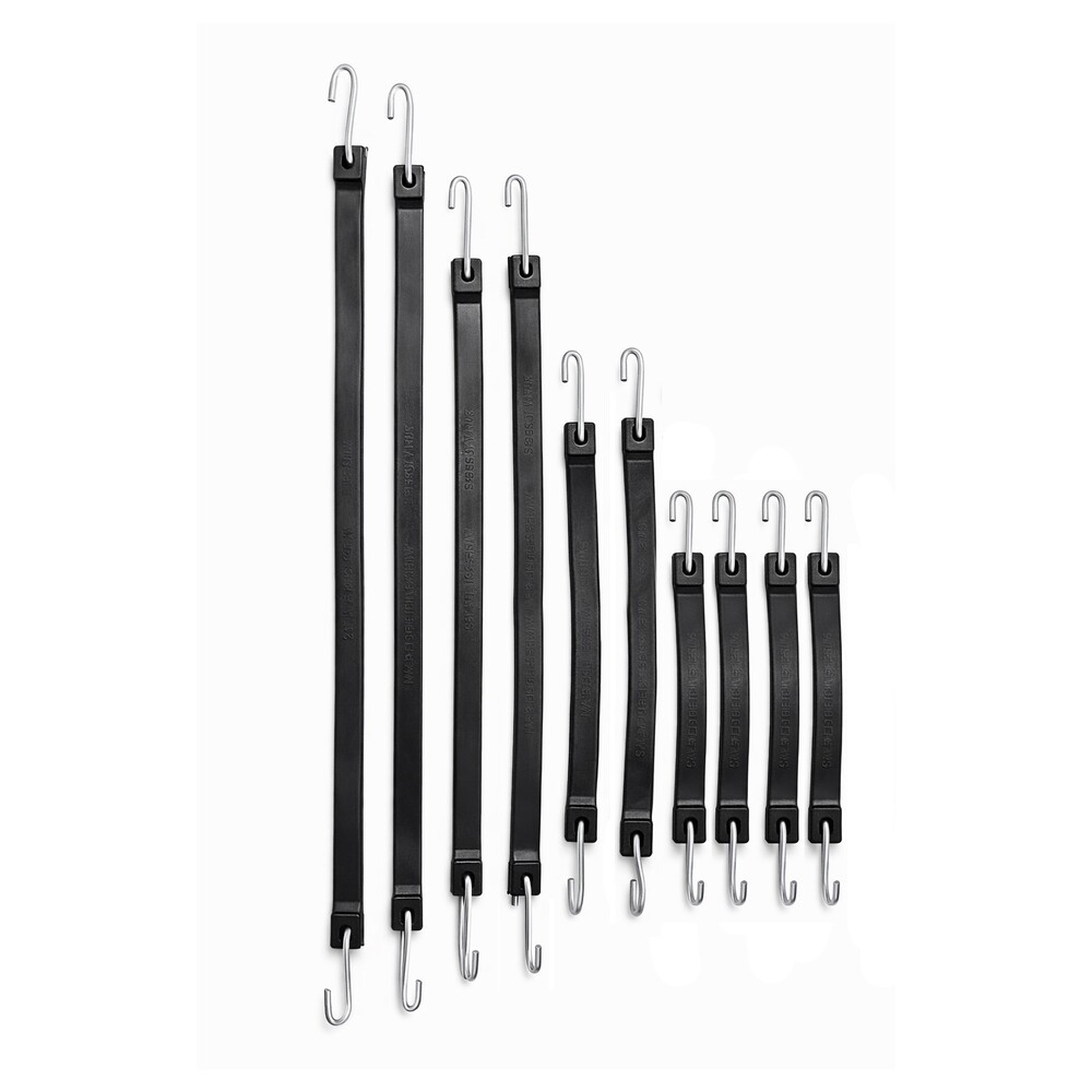 סט גומיות שחורות לקשירה 