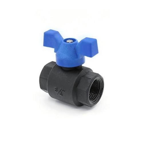 ברז גן כדורי פולימרי פ.פ  3/4 PLAS-FIT