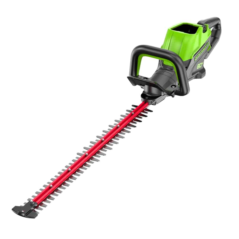 גוזם גדר חיה “26 / 660 מ”מ ידית מסתובבת 80V PRO – גוף בלבד GREENWORKS